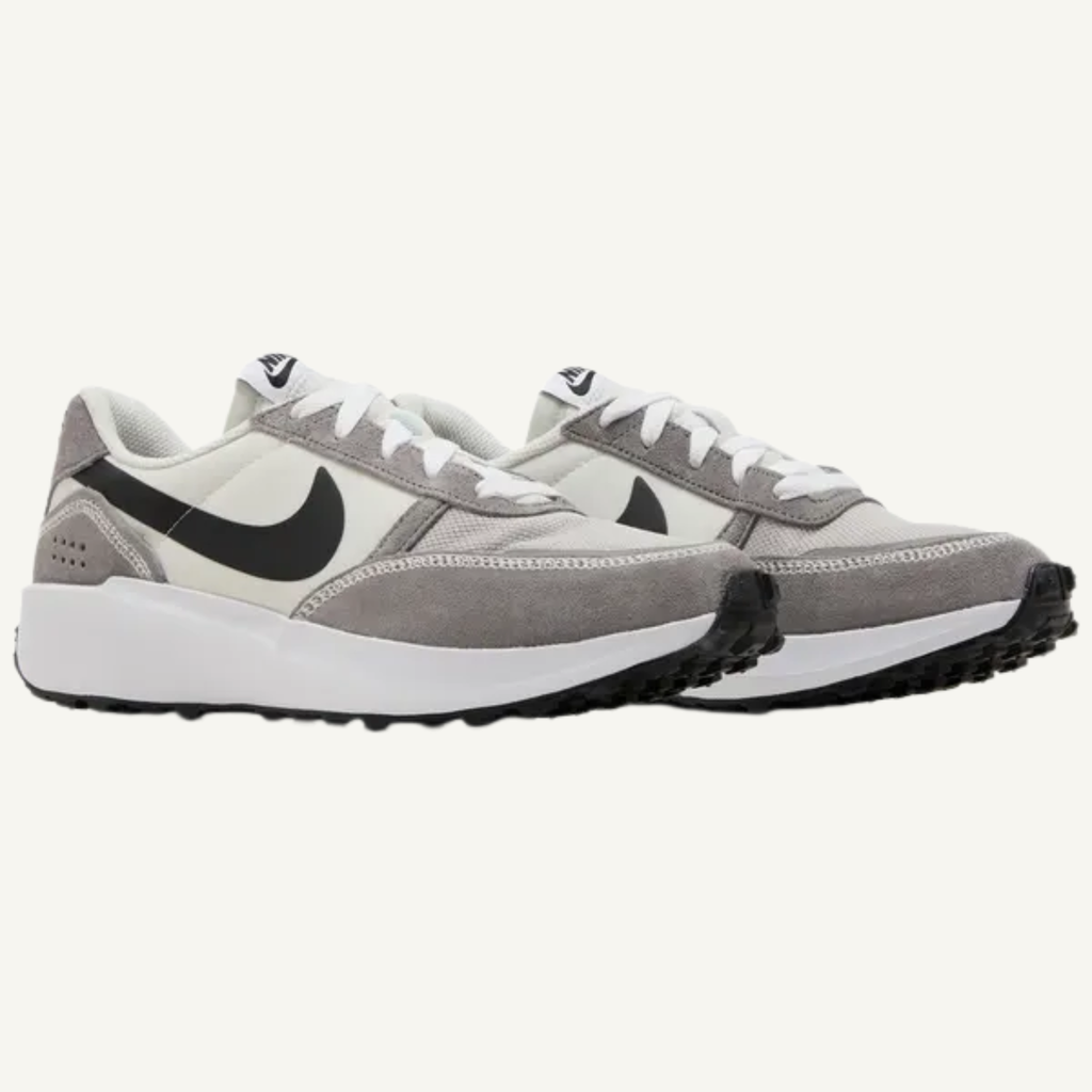 Nike Men's Grey Waffle Debut 'Flat Pewter' Sneakers, FJ4195-003