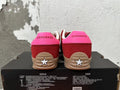Converse Trainer-Style Low-Top Sneakers in Red and Pink