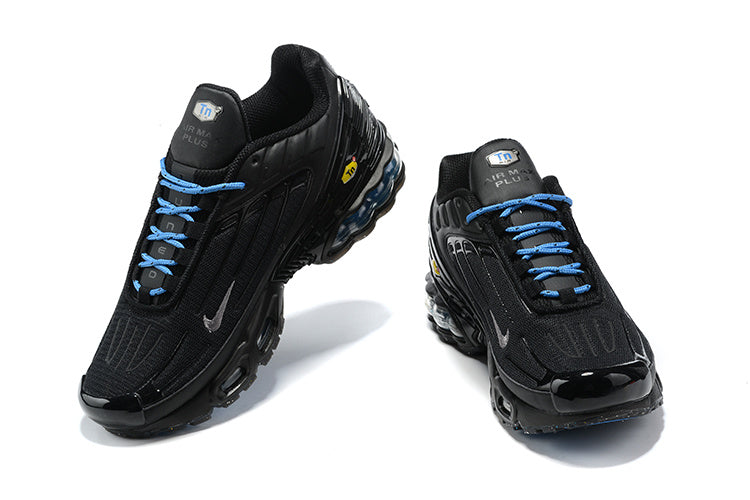 Nike Air Max Plus Black and Blue Sneakers