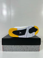 Jordan Air Jordan 4 Retro White Yellow Sneakers AQ9129-102