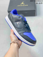 Jordan Air Jordan 1 Low Sneakers Black Blue 2607JDD295A15