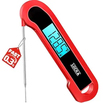 Digital Meat Thermometer Instant Read for Grilling BBQ Air Fryer Smoker Candy Making Kitchen Tool Quick Temperature Probe