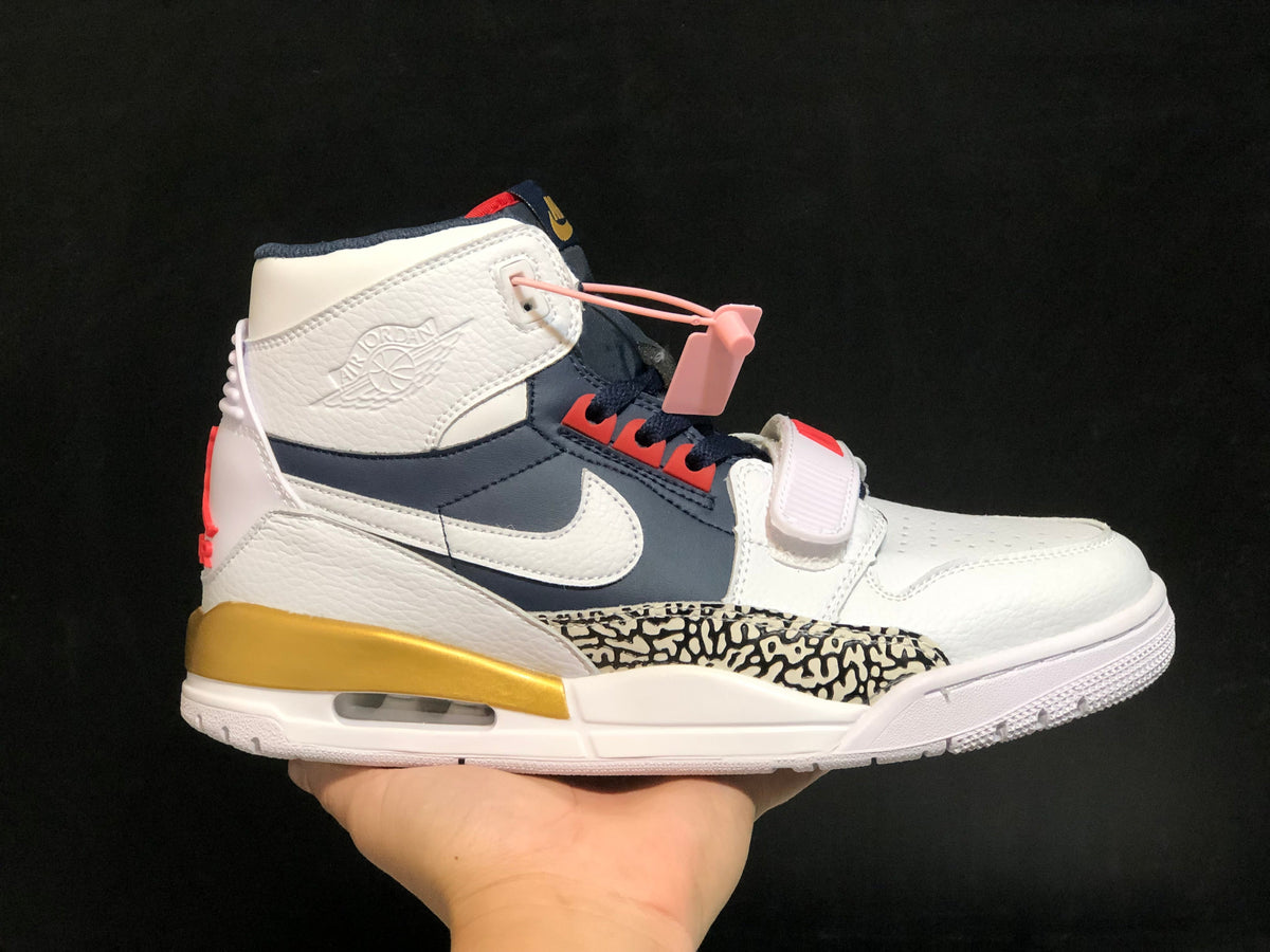 Jordan Air Jordan Legacy 312 Olympic Navy White Sneakers AV3922-101