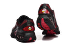 Nike Air Max Black and Red Running-Style Sneakers