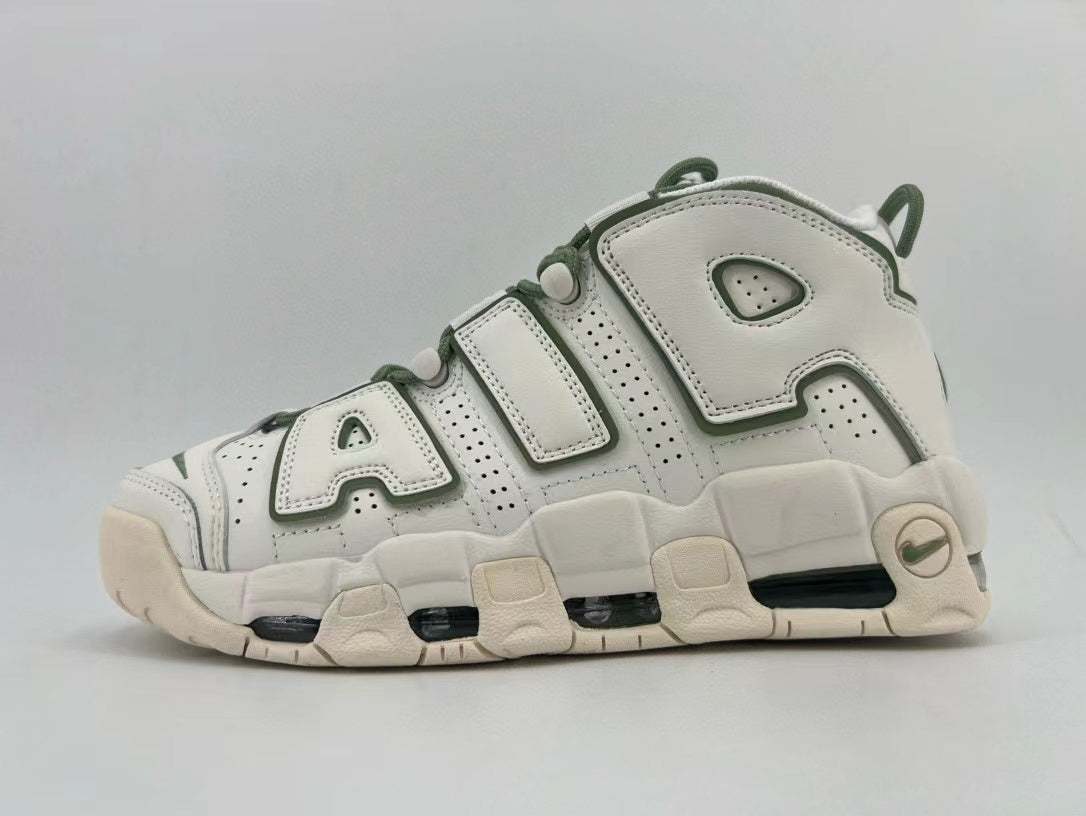 Nike Air More Uptempo White Green Sneakers FO8211-100