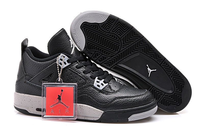 Jordan Air Jordan 4 Black Grey Sneakers 314254-003