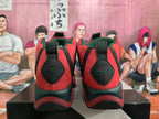 Reebok Red and Black High-Top Basketball Sneakers