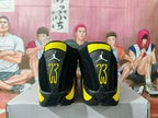 Jordan Basketball Sneakers Black and Yellow