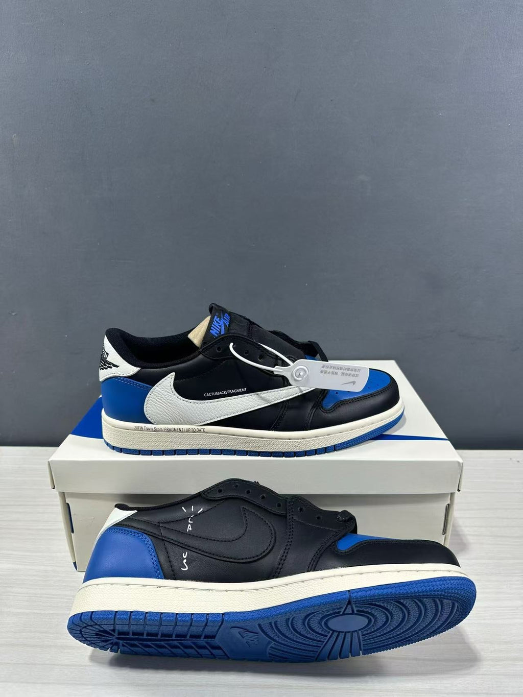 Jordan Air Jordan 1 Low OG SP Black Blue White Sneakers