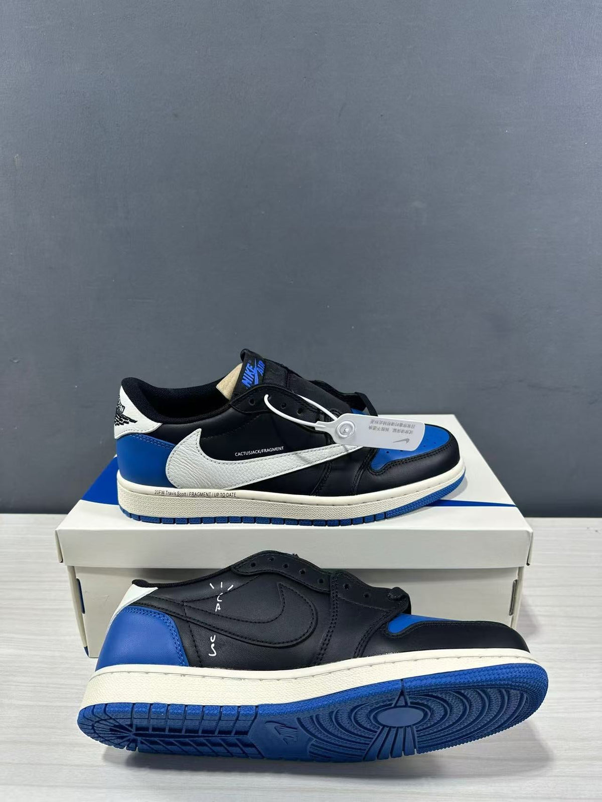 Jordan Air Jordan 1 Low OG SP Black Blue White Sneakers