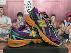 New Balance 740 Color-Blocked Sneakers Purple Green Orange