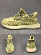 Yeezy 350 V2 Kids Sneakers Angel Ding Yellow