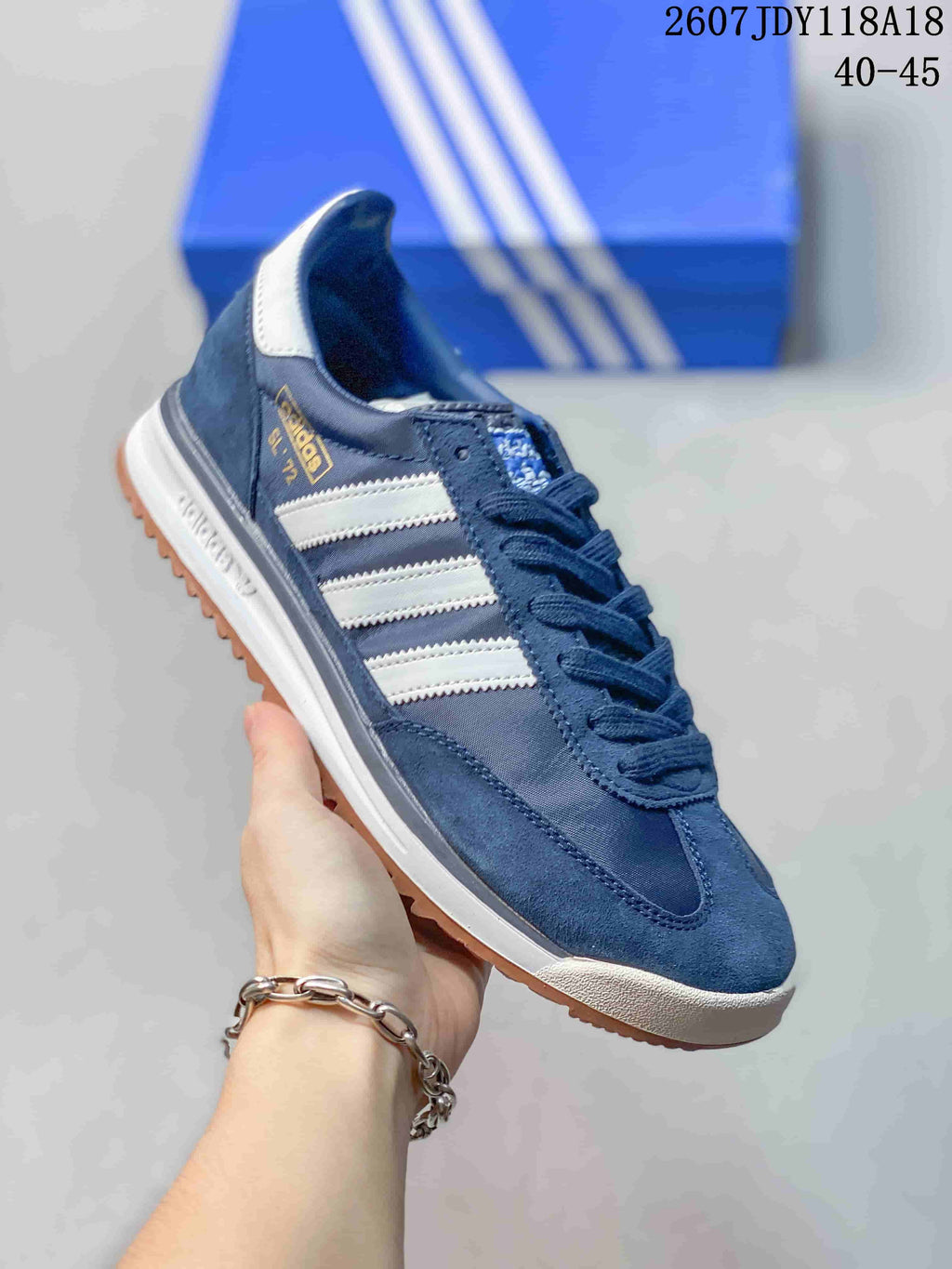 adidas SL 72 Sneakers Navy White 2607JDY118A18