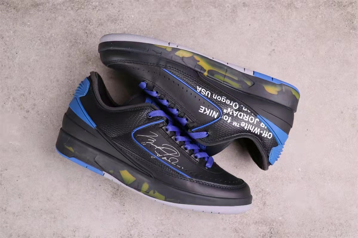 Jordan Air Jordan 2 Low SP Black Blue Sneakers DM7866-14