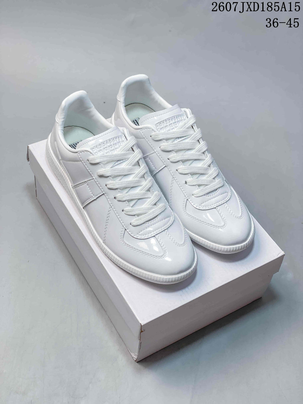 Maison Margiela S57WS0236 White Calfskin Sneakers