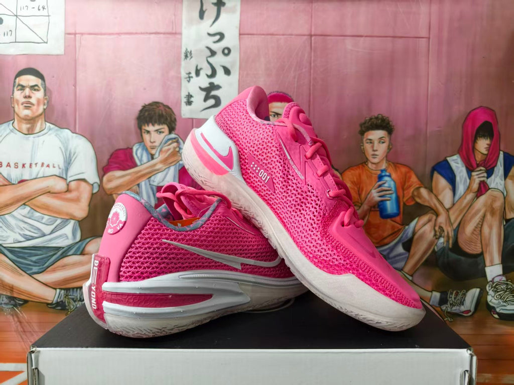 Nike Basketball Pink White Sneakers