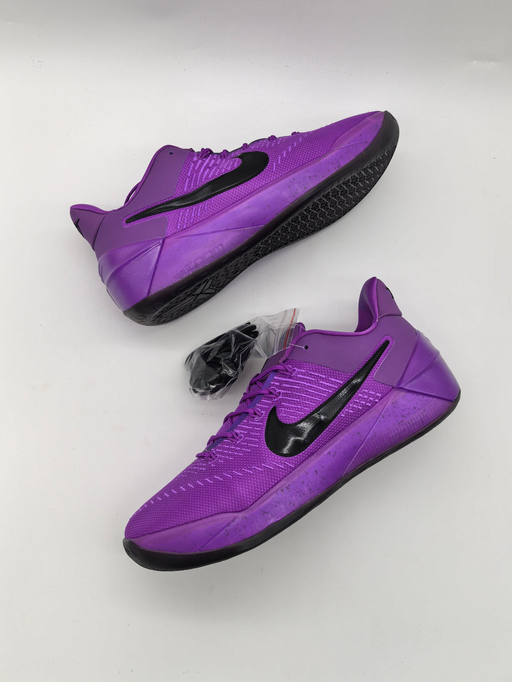Nike Purple Basketball Sneakers with Black Swoosh