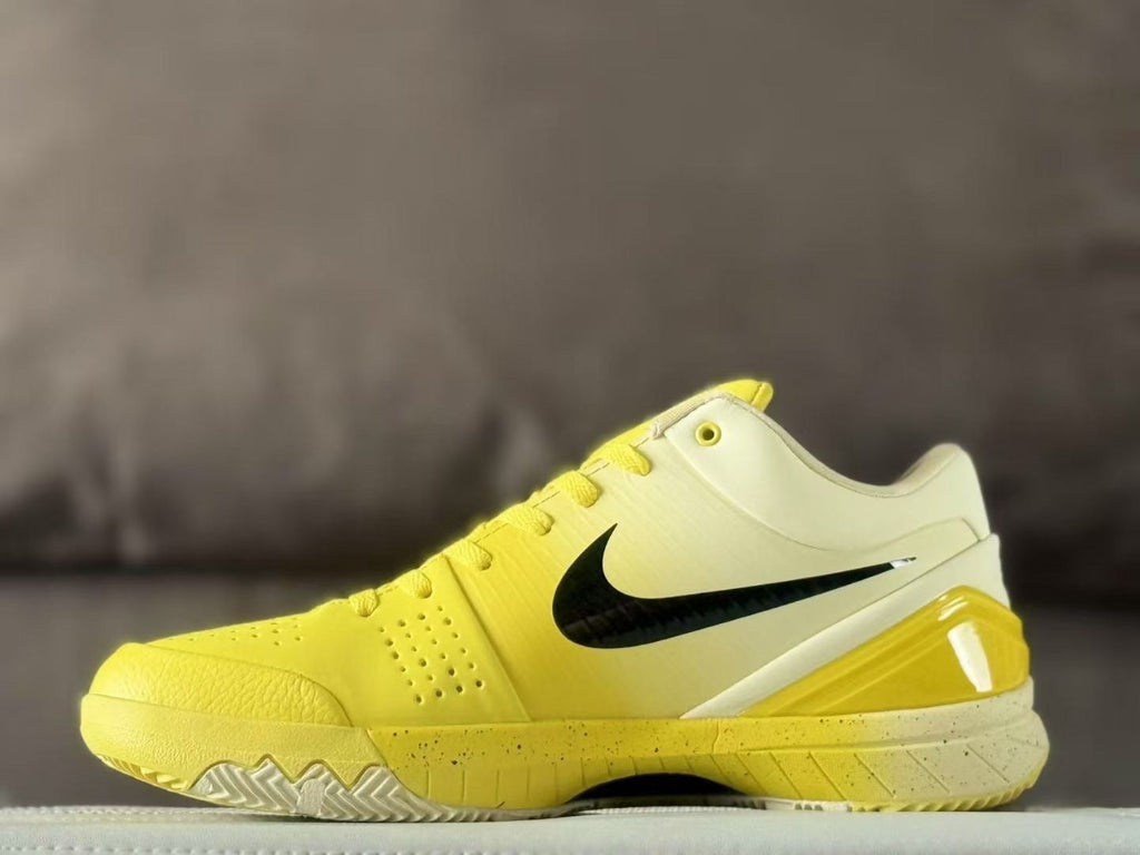 Nike Kobe 4 Basketball Sneakers Yellow and Black