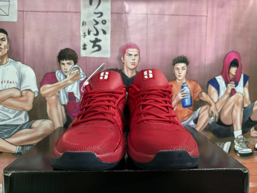 Nike Basketball Sneakers Red and White