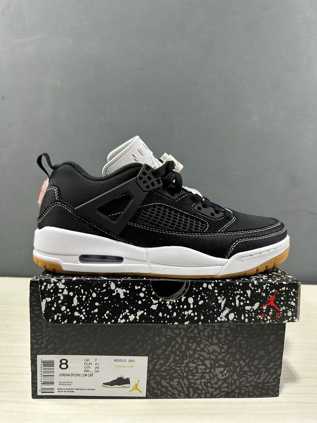 Jordan Spizike Low Sneakers Black White IR2012-001