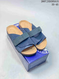 Birkenstock Boston Suede Sandals Navy 2607JXD295A15