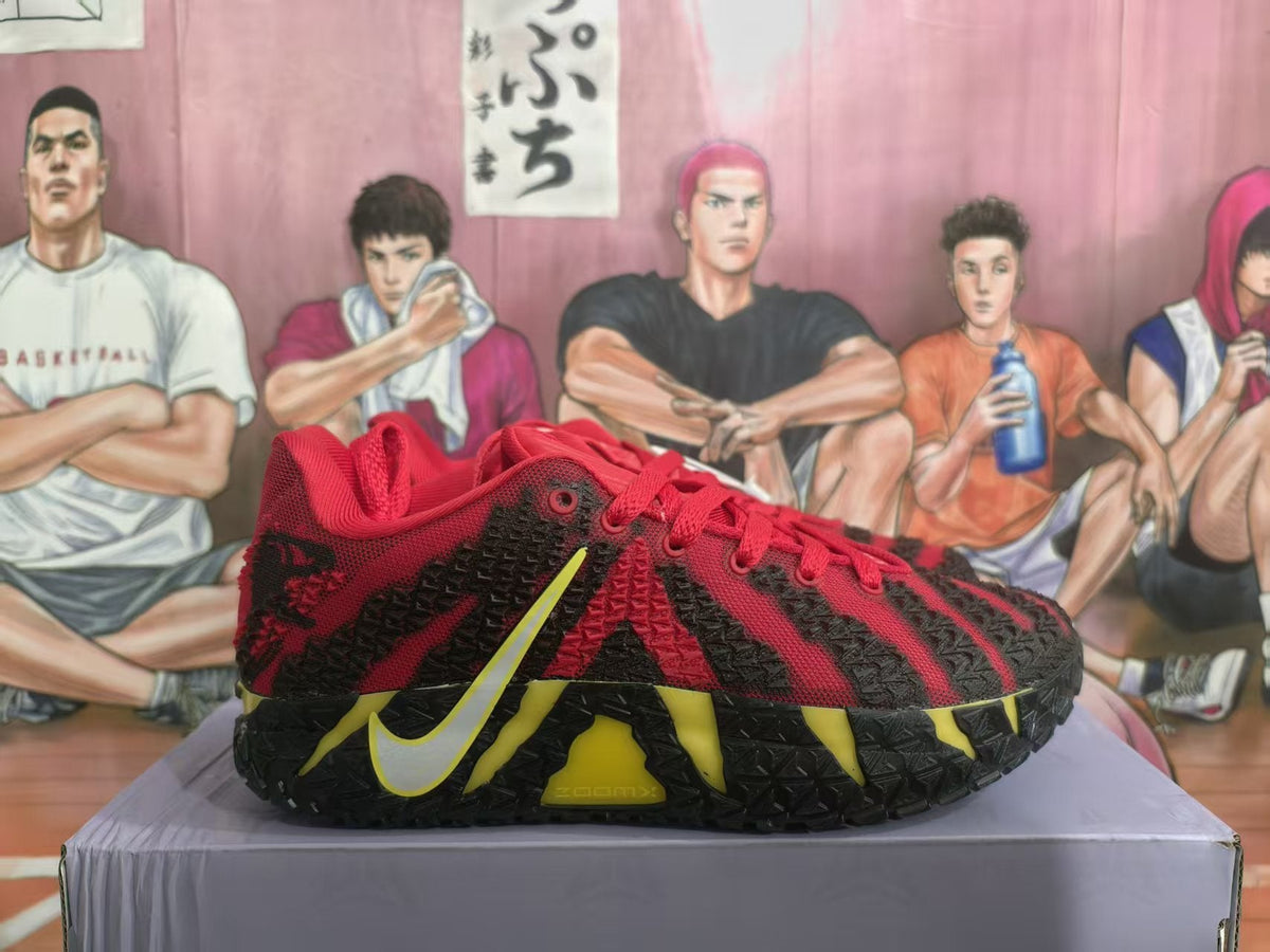 Nike Basketball Sneakers Red Yellow Black