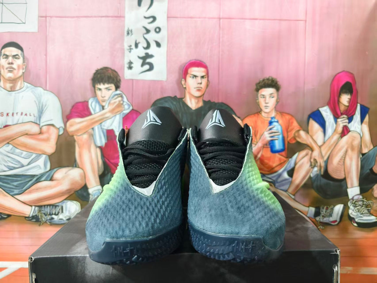 Nike Basketball Shoes in Green, Black and Blue
