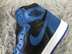 Jordan AJ1 Black Blue 2.0 High-Top Sneakers 555088-404