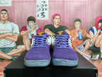 Nike Lakers Basketball Sneakers White Purple Gold