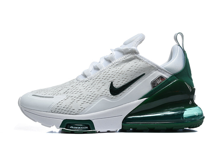 Nike Air Max 270 Sneakers White and Dark Green