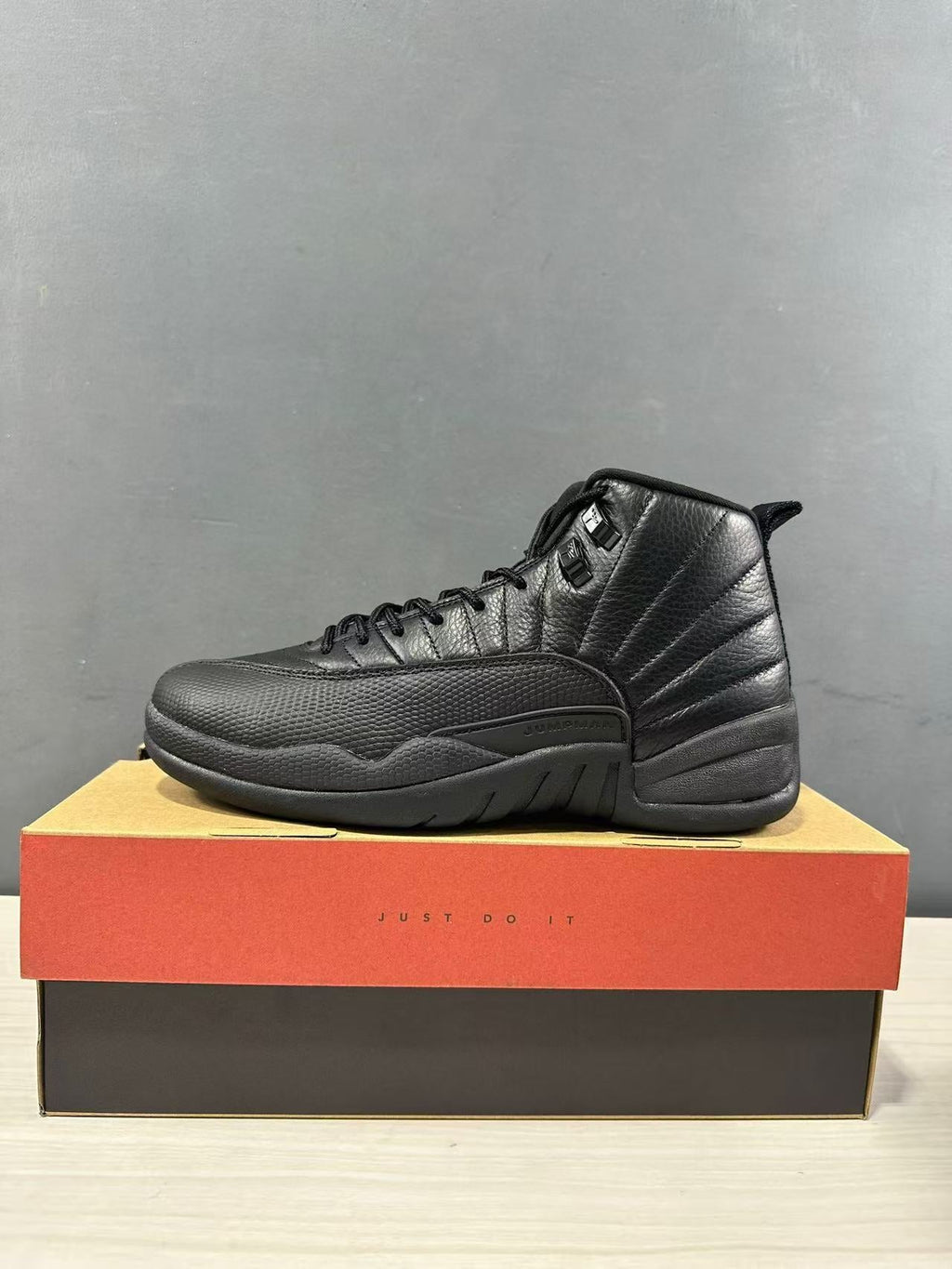 Jordan Air Jordan 12 Winterized High-Top Sneakers Black