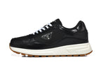 Prada Black Low-Top Sneakers with Gum-Tread Sole