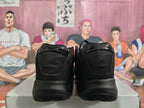 Jordan Black White Gold Basketball Sneakers