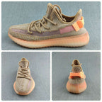 Yeezy 350 V2 Knit Sneakers Tan Mauve Orange