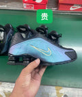 Nike Shox R4 Blue Iridescent Sneakers