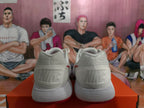 Nike White and Red Sneakers