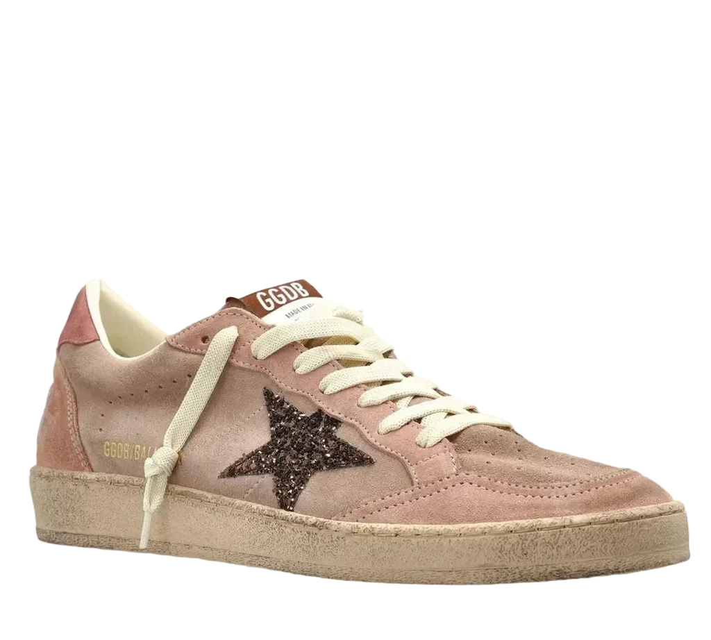 Golden Goose Deluxe Brand Ball Star Glittered Sneakers