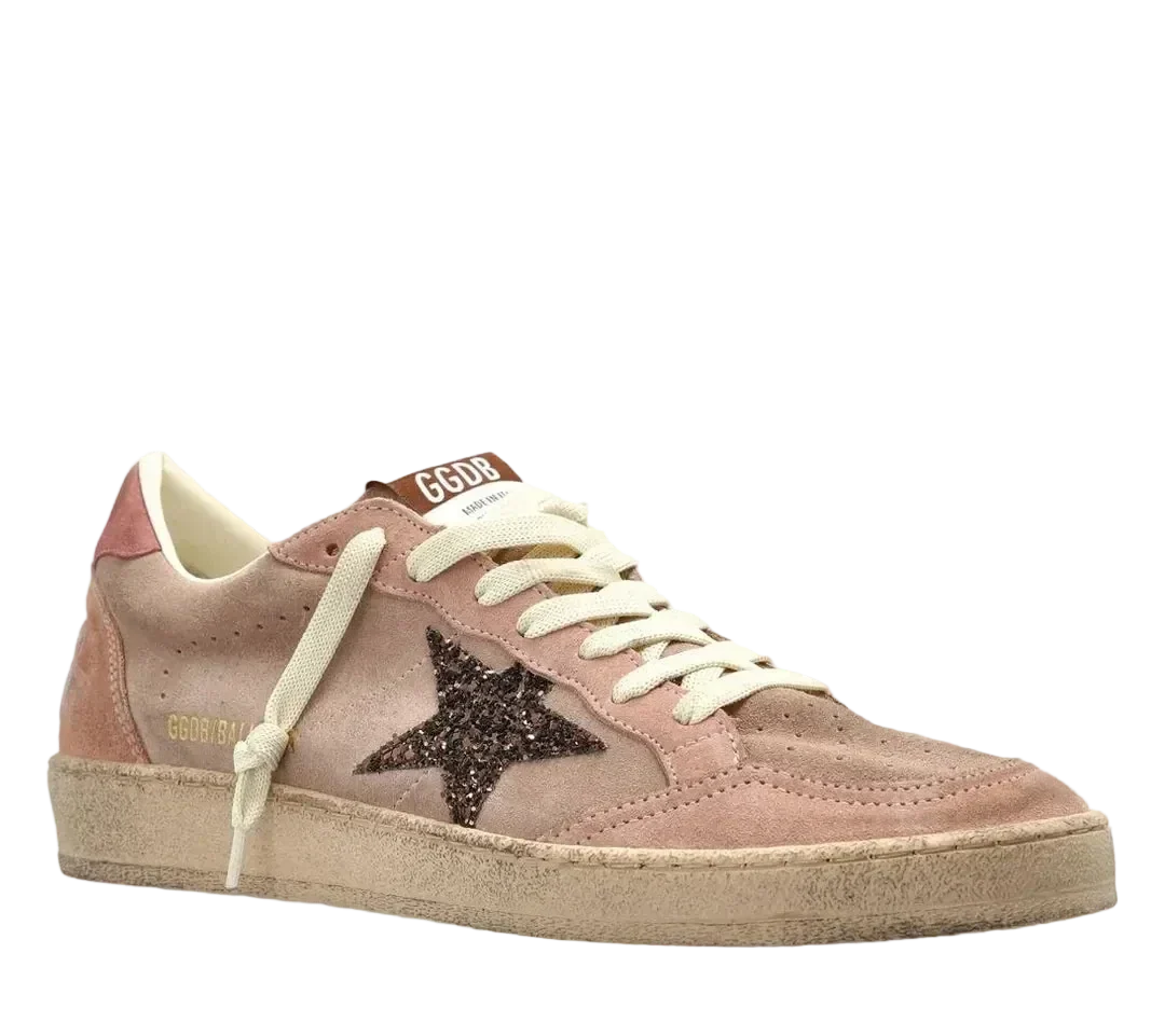 Golden Goose Deluxe Brand Ball Star Glittered Sneakers