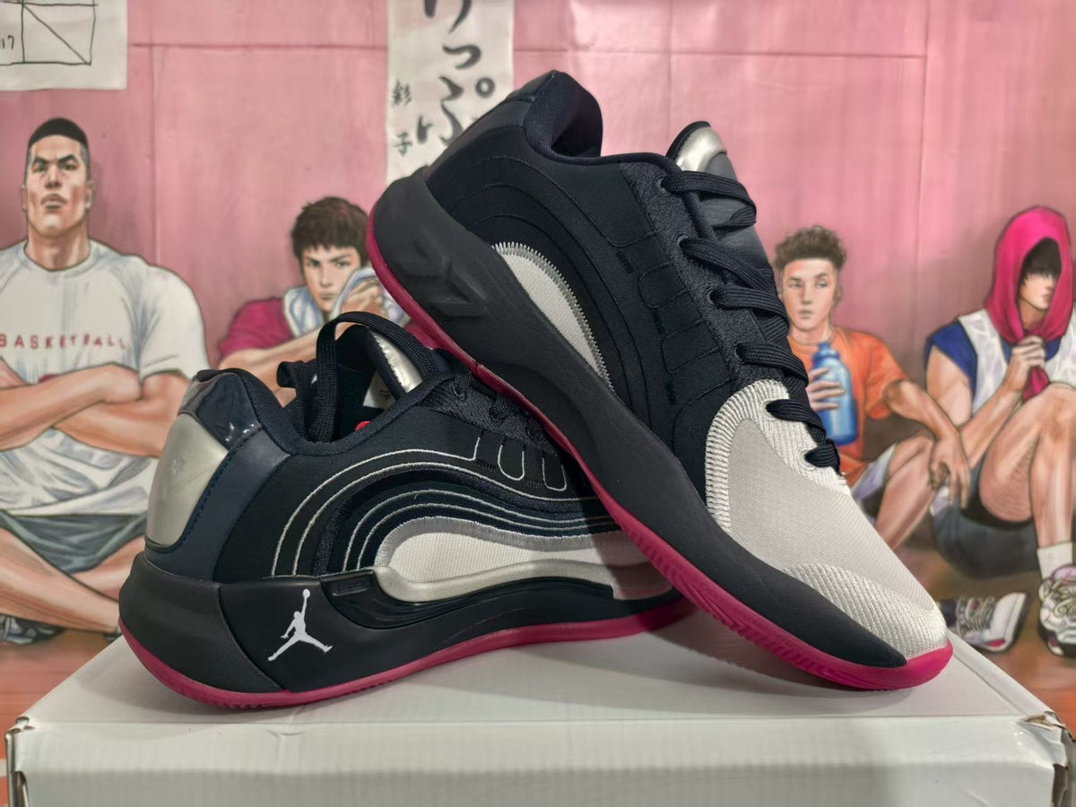 Jordan Luka 2 Basketball Shoes Black Silver Pink