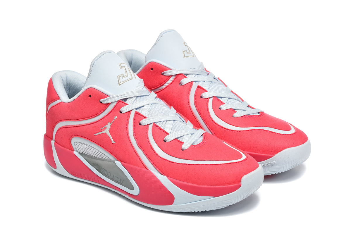 Jordan Luka 4 Basketball Shoes Red Gray IO9603-600