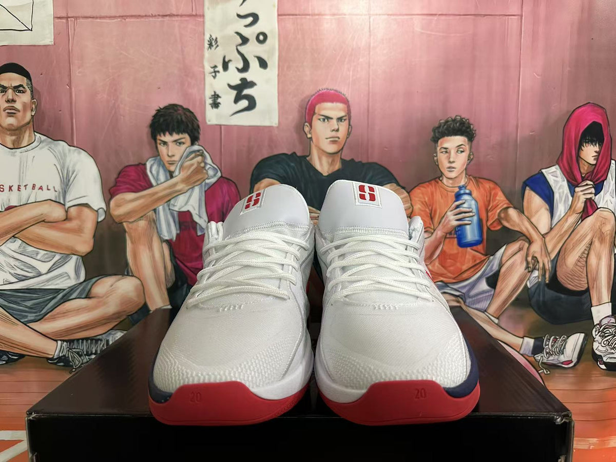 Nike Basketball Shoe White Red