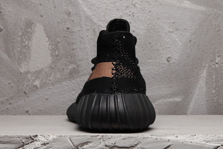 Yeezy 350 V2 Black Peach Stripe Sneakers