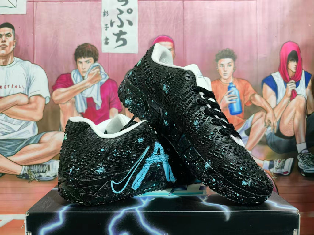 Nike Basketball Shoes Black and Blue “Lotus Pond Moonlight”