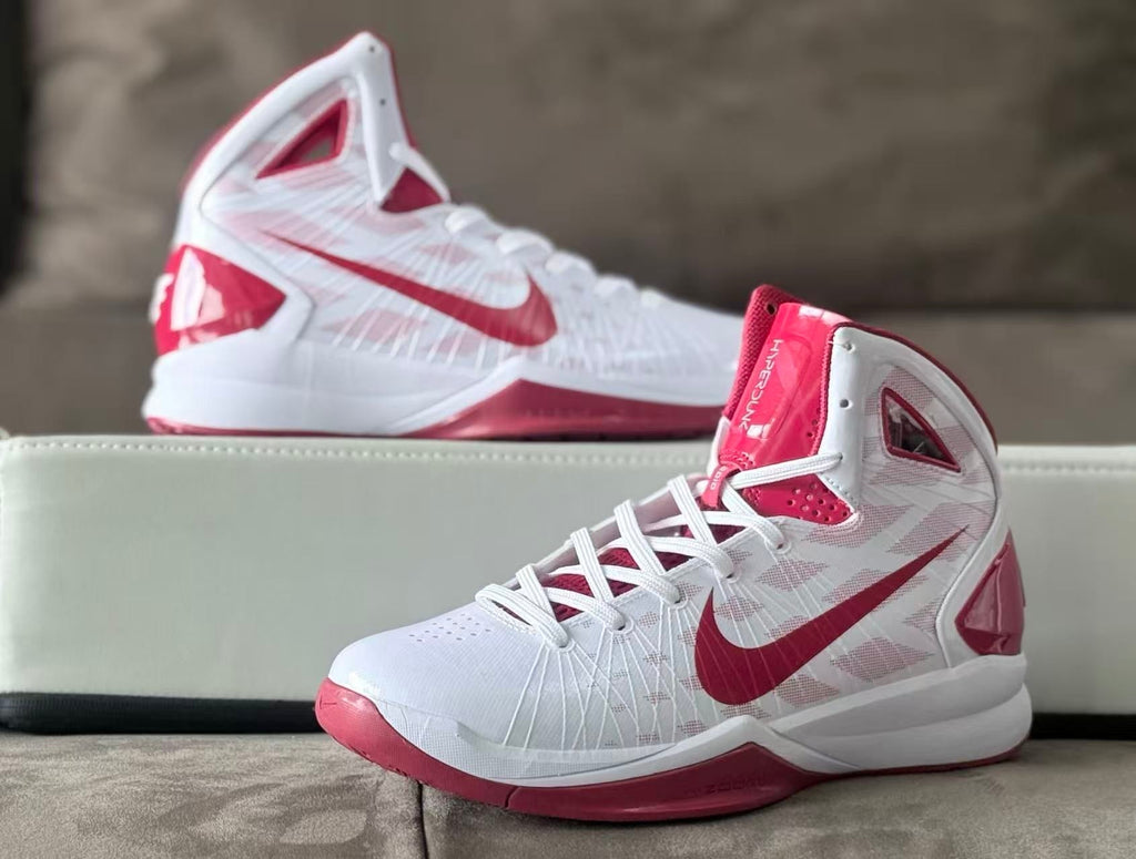 Nike Kobe 7 Basketball Shoes White and Red HD2010