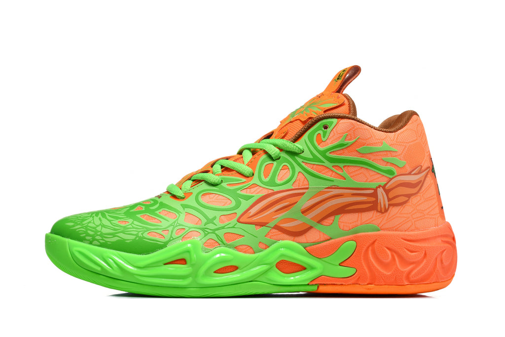 Puma M.E.L.O. 878-18 Blue Orange Green Sneakers
