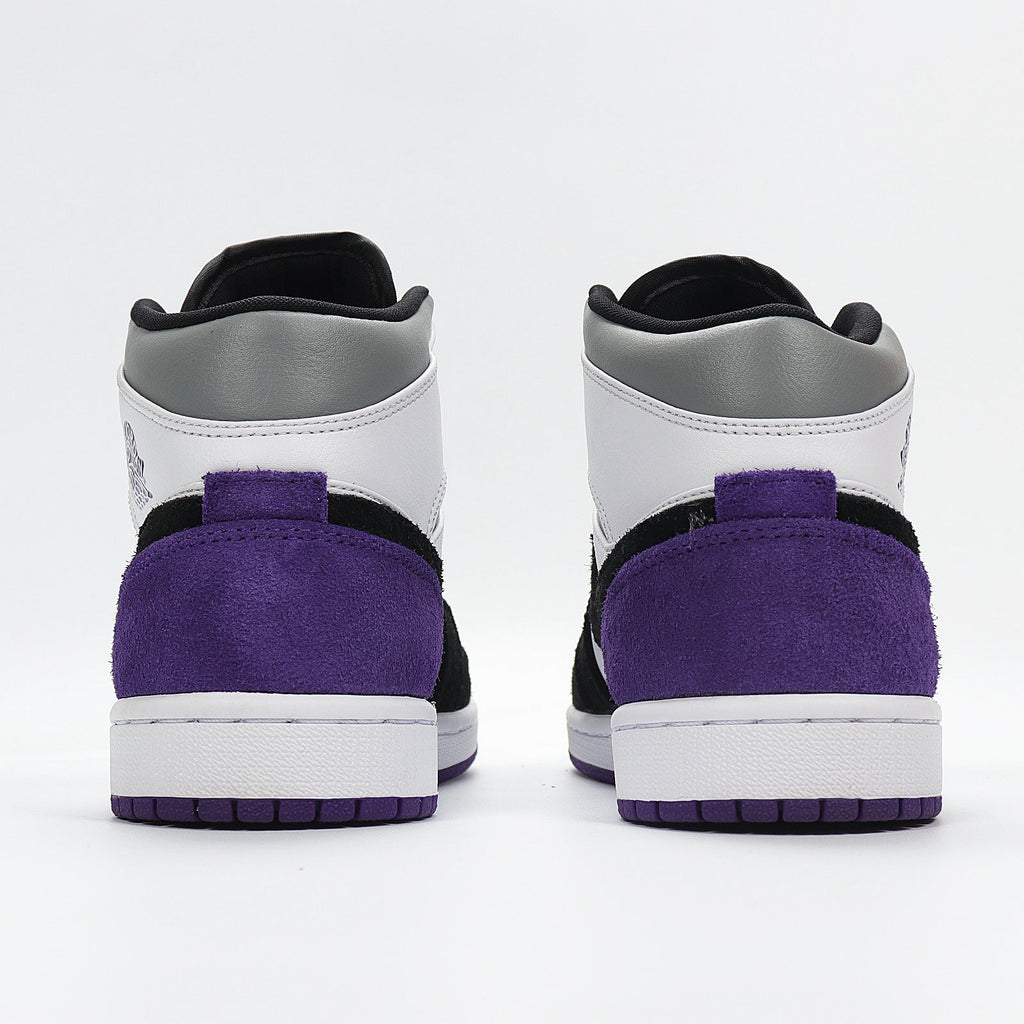 Jordan High-Top Sneakers Black White Purple 852542-105