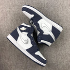 Air Jordan 1 Co.JP High Sneakers White Navy Silver DC1788-100