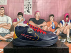 Nike Clark PE Basketball Sneakers Navy Red Yellow