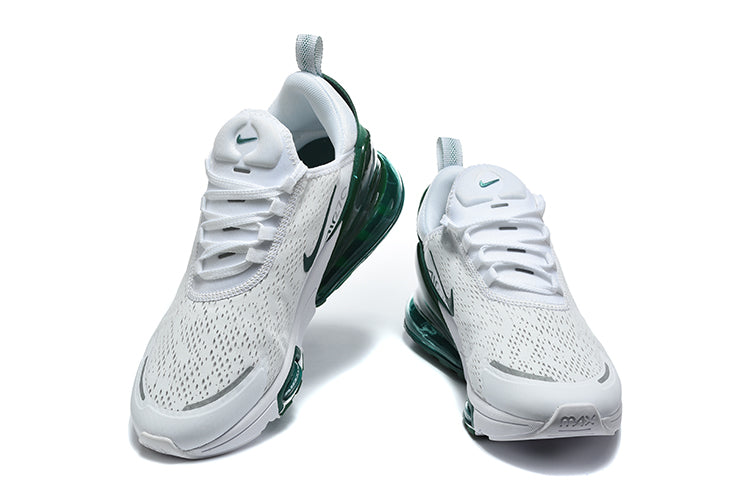 Nike Air Max 270 Sneakers White and Dark Green