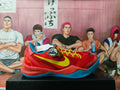 Nike Year of the Horse Basketball Sneakers Red Blue